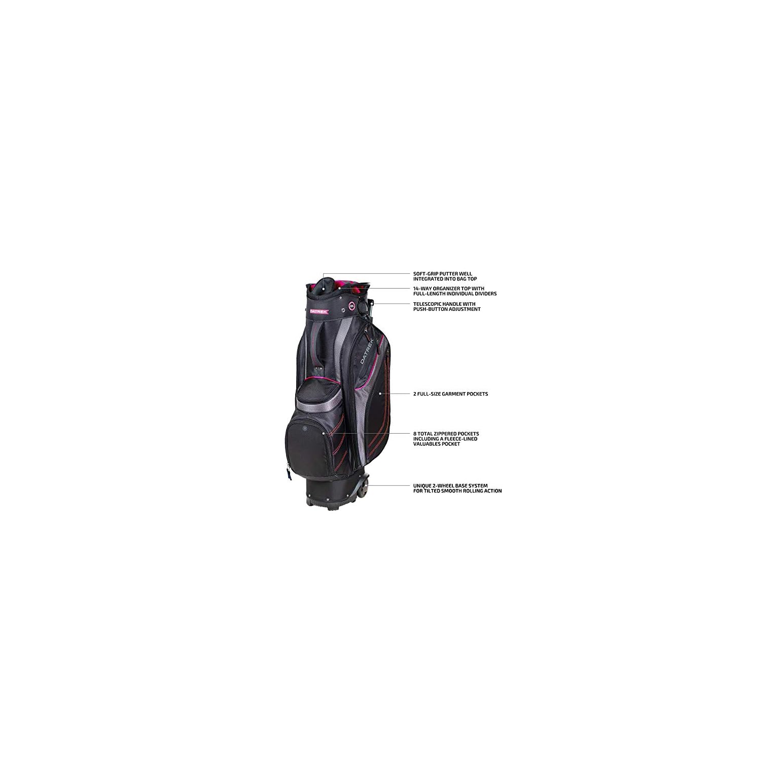 Datrek Transit Golf Cart Bag Pro Shop Style