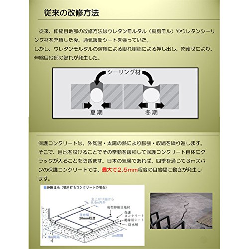 Amazon.co.jp: 【4巻入】 メジキーパーA 伸縮 目地 処理 離型材 接着 