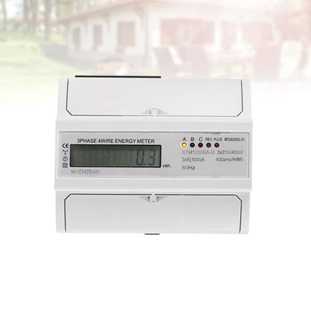 Contatore di Energia Elettrica su Guida 4 Fili Xtm1250sa-u