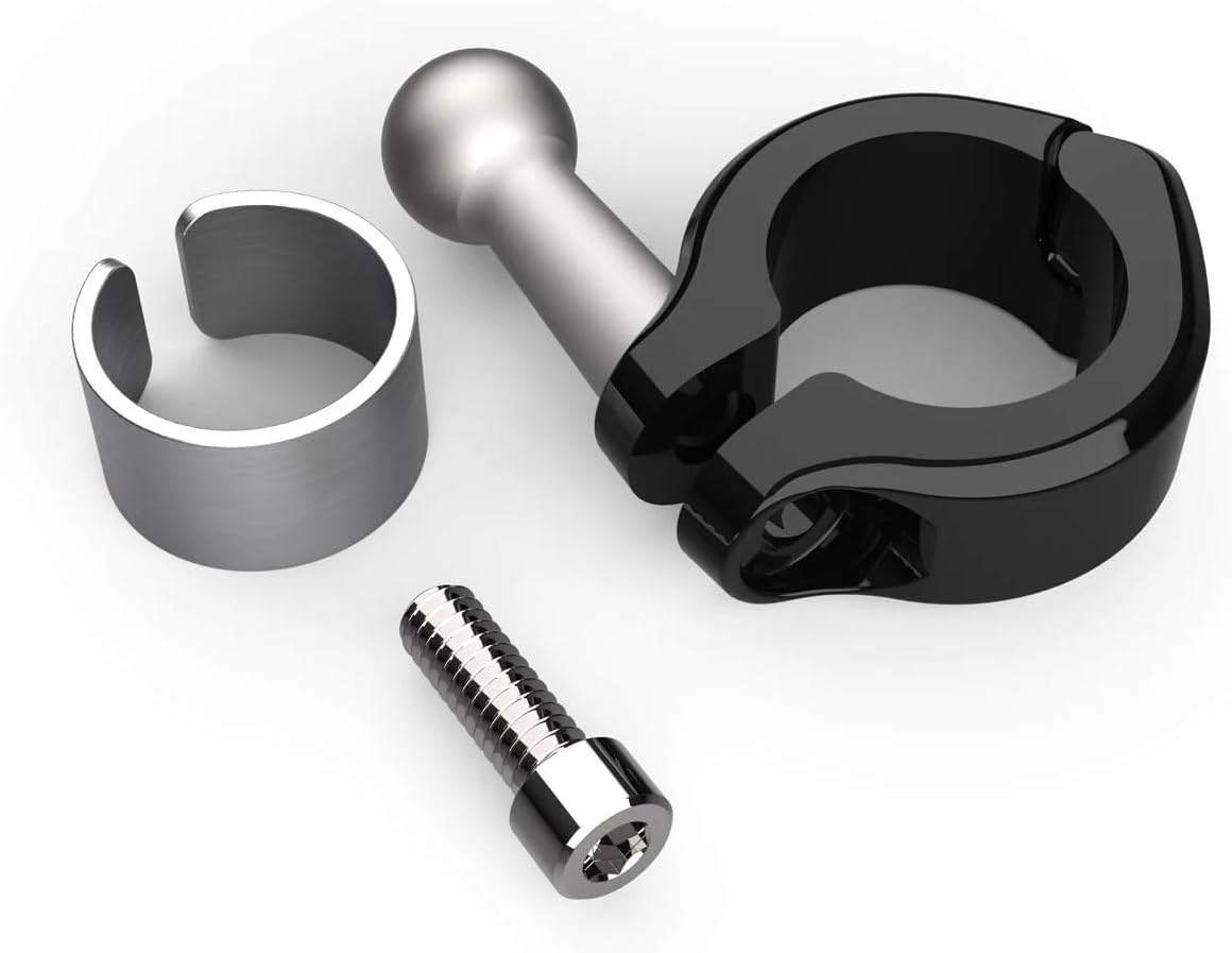 Ciro 50313 Handlebar Mount Smartphone/GPS Holder With Charger, Black