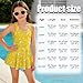 Noteligou Banana Print Girls Swimsuit Size 5-6 One Piece Swim Dress with Skirt Stretch Easy Care Fabric for All-Day Comfort Quick Dry Cute Swimwear for Summer Pool Fun Family Beach Days