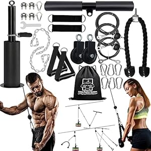 Katrol Kabelsysteem DIY Gewicht Fitnessapparatuur Set Professionele armkrachttraining onderarmtrainer voor Home Gym Het Trainen Van Biceps Triceps Schouders en Rug