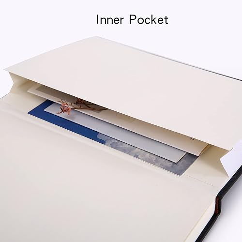 Miniatura 5 de Cuaderno de tapa dura para hombre y mujer, cuadernos rayados para el trabajo, diario universitario A5, papel grueso de alta calidad de 3.53 oz/yd²