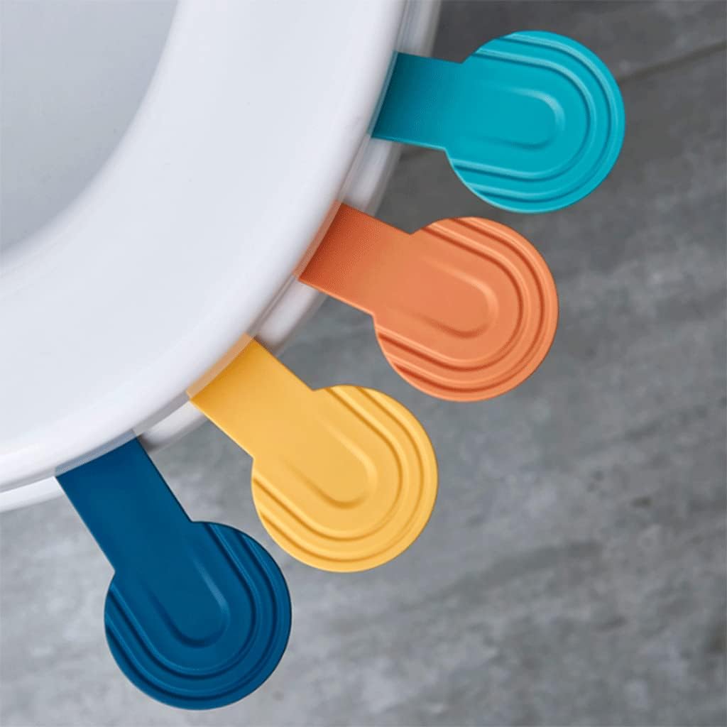Toilet Lid Handle 4 Pcs Toilet Lid/seat Lifter Handle ，Self-Adhesive Avoid Touching Toilet Seat Lifter Handle Reduce Bacterial Contact Safer