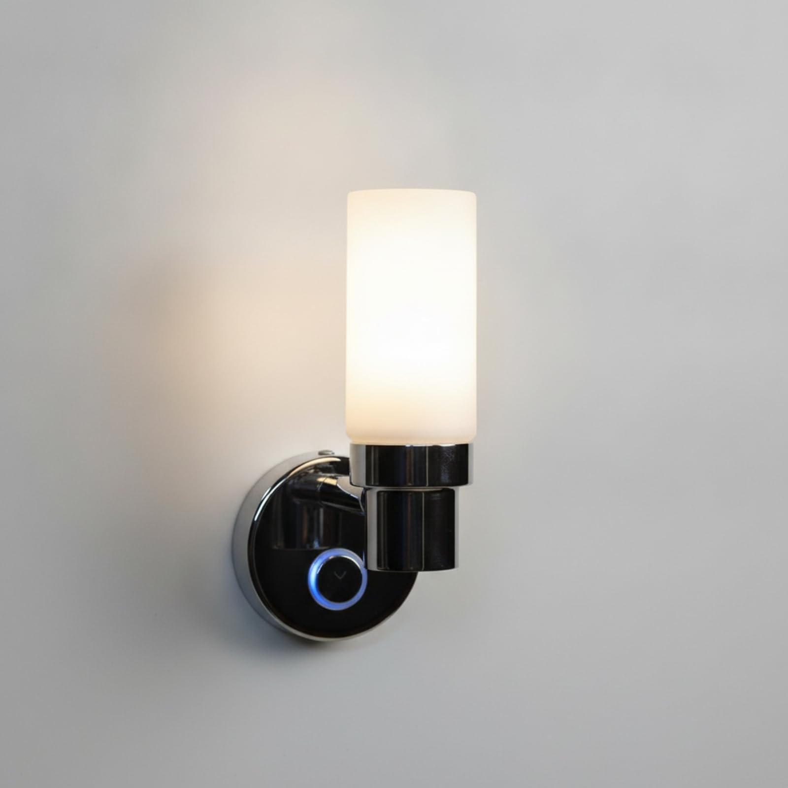 Luce da Lettura a Parete Impermeabile IP65 Luce Notturna con Interruttore Touch Regolabile Lampada per Viaggiatori su Ruote, Comparto, Base Quadrata