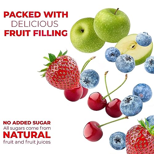 Kavasi Fruit Bars Variety Pack, 2 Oz. Each (12 Pack) - Apple Cinnamon, Blueberry, Strawberry, And Cherry - Gluten Free Snacks For Adults And Kids - 4 Flavors Of Vegan Breakfast & Cereal Bars thumb #2