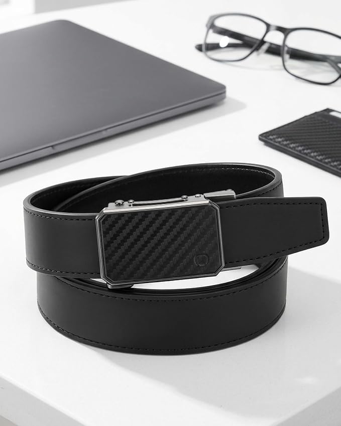 Image of CHAOREN 40mm Ratchet Belt Buckle Only for 1 3 /8 Slide Belt Strap, Automatic Click Buckle Adjustable