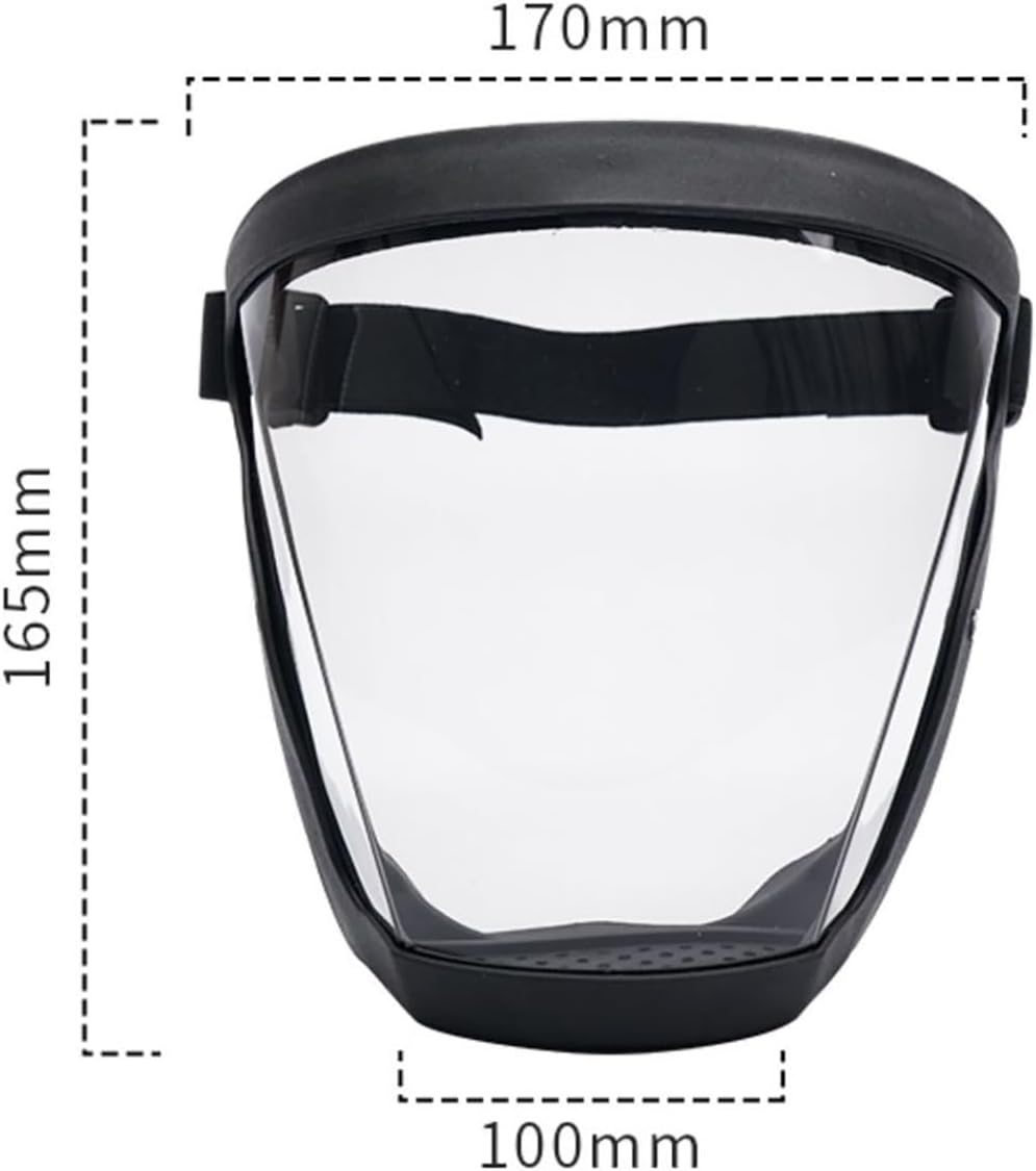 Welding Protective mask, Polished and dust-Proof, Head Wearing Style, Full face Lightweight Argon arc Welding Goggles, hat,F