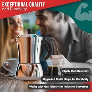 Luxhausmokapot3cupstovetopespressomaker100stainlesssteelitalianandcubanmochacoffeemaker Urban Country Home Decor Luxhaus moka pot 3 cup stovetop espresso maker 100 stainless steel italian and cuban mocha coffee maker urban country home decor