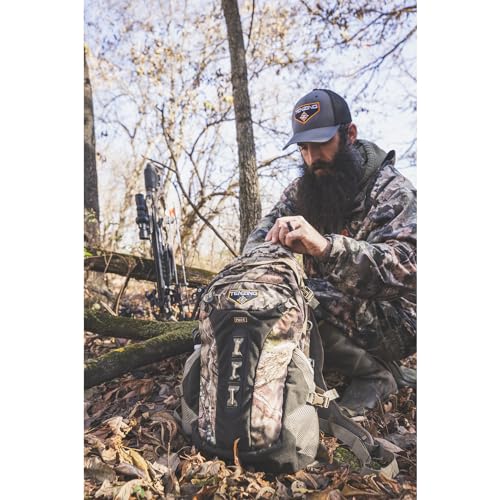 Image of TENZING Pace Day Pack, Mossy Oak Break-Up Country, 1,600-Cubic-Inch Low-Profile Ultra Soft Quiet Durable Hunting Backpack with Multiple Pockets & Water Reservoir Compartment