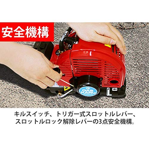 Amazon | ニチネン カセットガスボンベ式刈払機 ガスカル ボンベ3本 