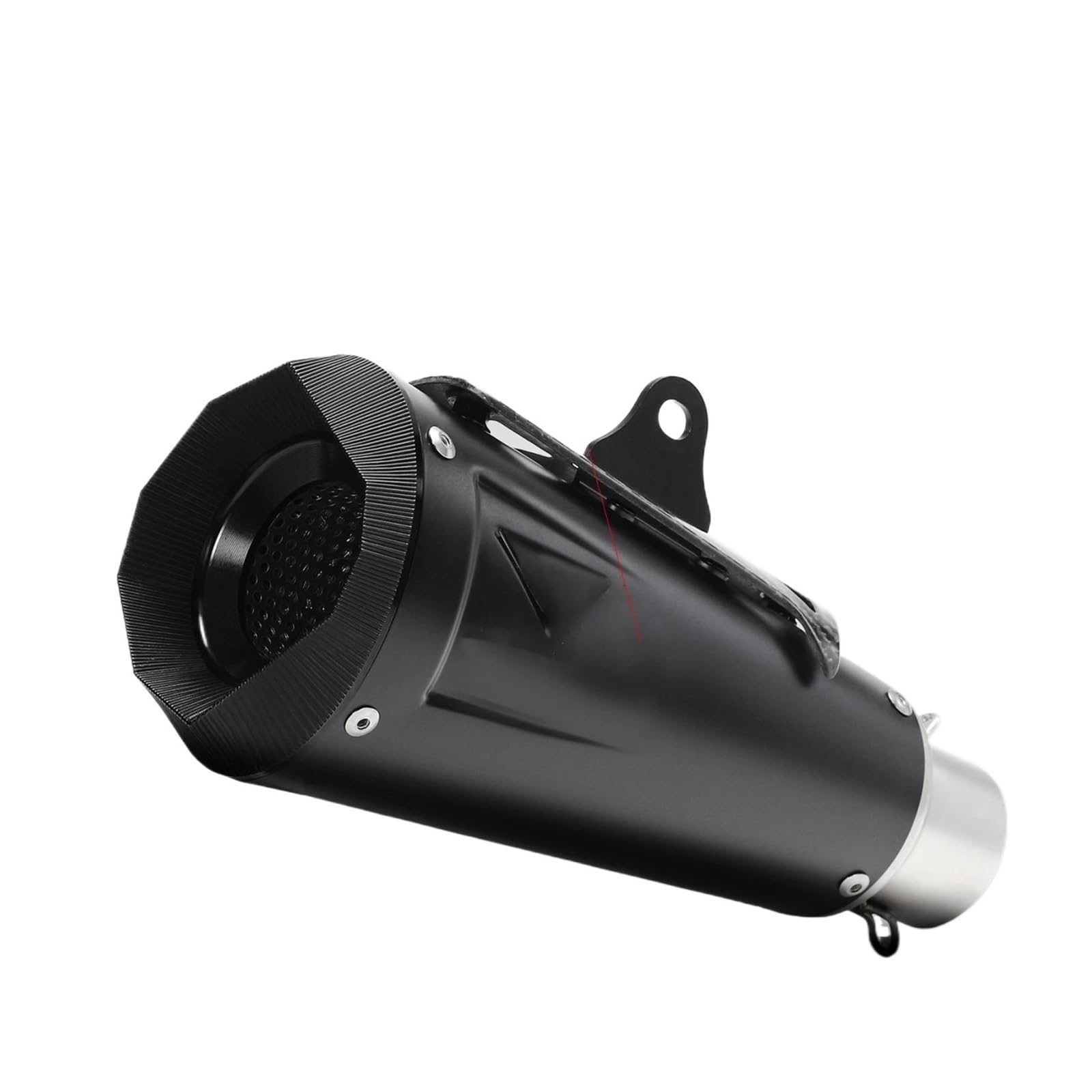 Tubo De Escape Universal Acero Inoxidable 51 Mm para Motocicleta, Scooter, Moto Carreras Y, con Silenciador Cubierta Carbono para Ni&nja 650, DU&KE 790, R7 CB500X(Type B)