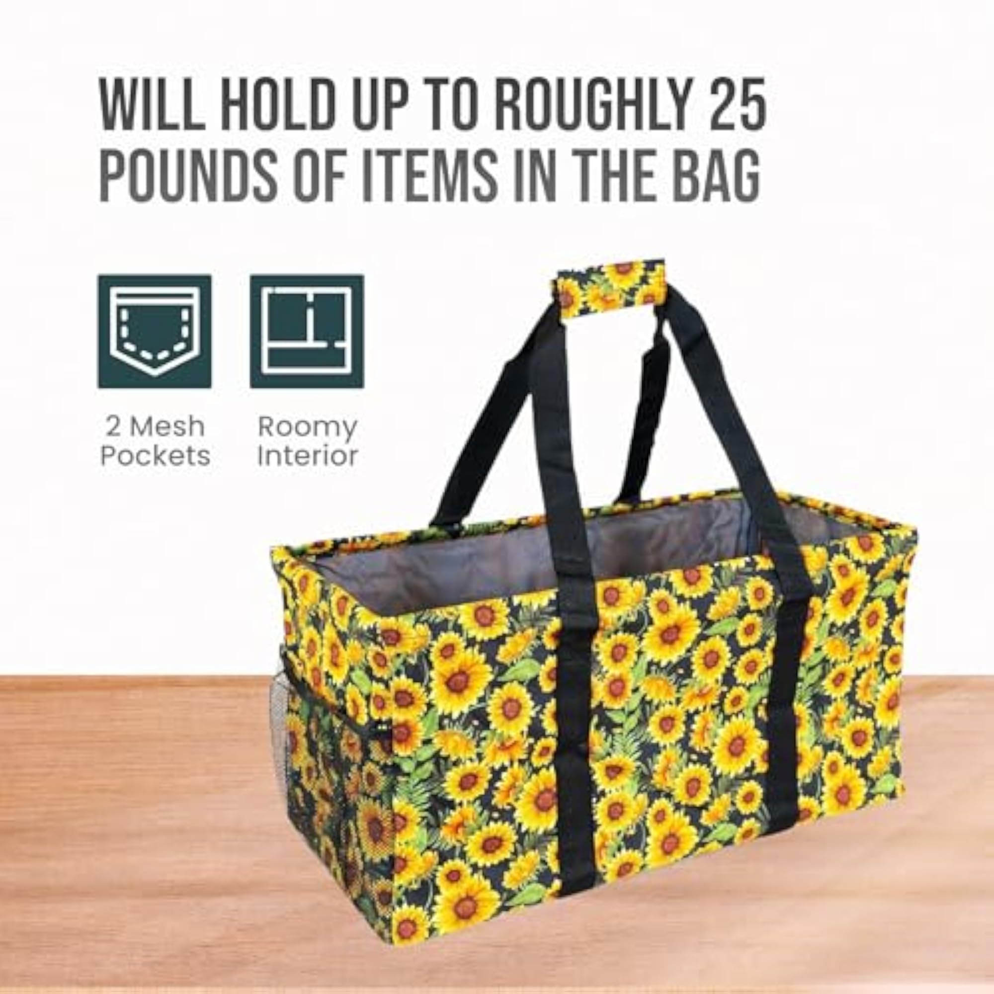 Extra Large Utility Tote Bag, Oversized Collapsible