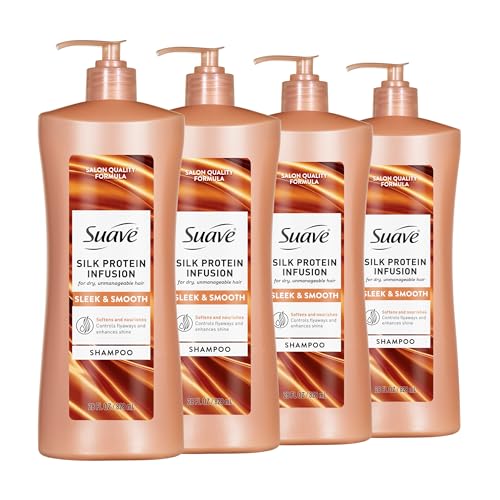 Suave Silk Protein Smooth & Sleek Shampoo