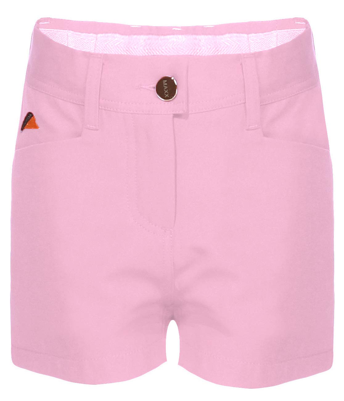 MAXX Golf Short Mädchen mit verstellbarem Bund, gerade Form, Golfshort