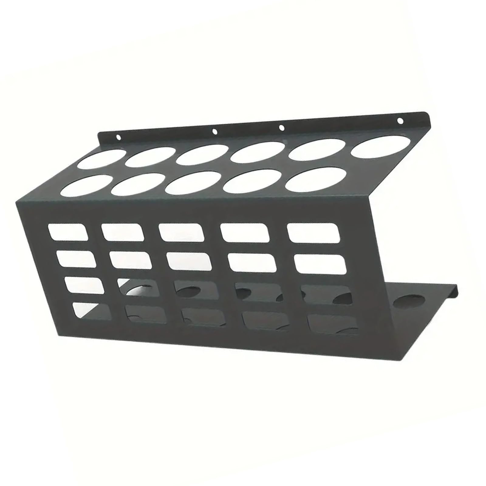 Easy Install Wall Mounted Compacts Metal Tool Space Saving Rack for Garage Workshop Sturdy Ratchets Holder