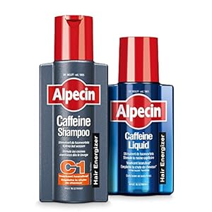 Alpecin Cafeïne Shampoo en Haar Tonic Set | Voorkomt haaruitval en ondersteunt de haargroei | Voor alle haar en hoofdhuid types