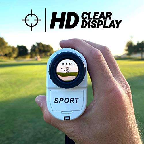 image for Blue Tees Golf Series 1 Sport Slope Laser Rangefinder for Golf 650 Yar