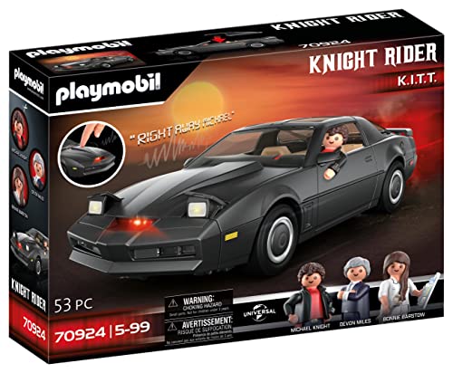 PLAYMOBIL 70924 Knight Rider, El Coche fantástico, con luz y