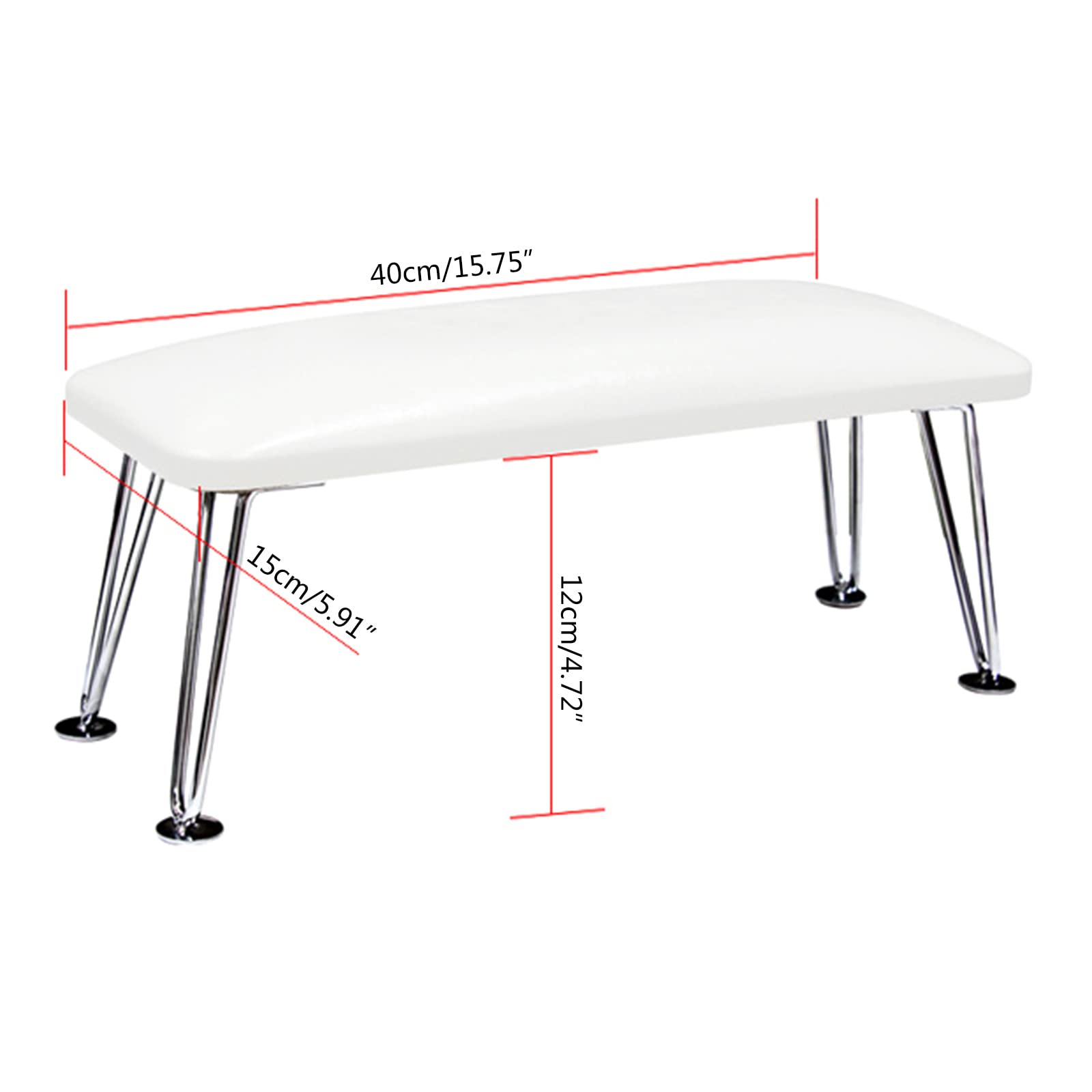 Cuscino poggiabraccia per unghie, in pelle di microfibra, supporto per manicure, per salone, tavolo, scrivania, set di tappetini