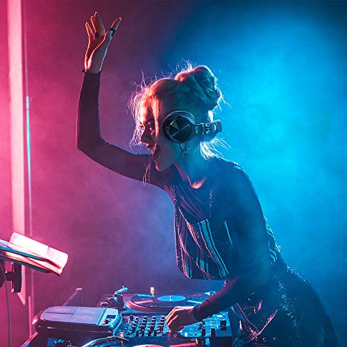 Image of CLAW SM Professional Studio Monitoring DJ Wired Over Ear Headphones with 2 Detachable Cables (2.8m Coiled Cable & 1.2m Straight Cable with Mic and in-line Controls) (SM50 RD)