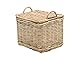 Kouboo 1060105 Rechteckiger Aufbewahrungskorb mit Rattankern, Rattan, Natur, S