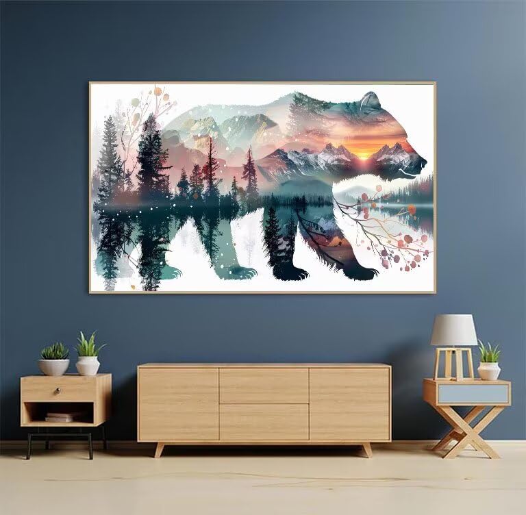 Broderie diamant 5D grand format pour décorer un grand mur vide