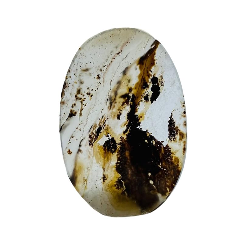 Agate dendritique Shajar 28x19mm | Finies les pierres ternes pour vos bijoux faits main