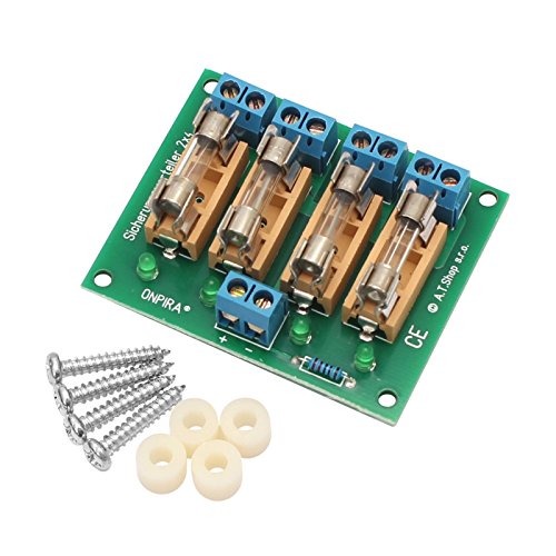 Edelstahlmarkenshop Stromverteiler Verteiler 12A belastbar Modellbau Sicherungsverteiler (2x4) Cover