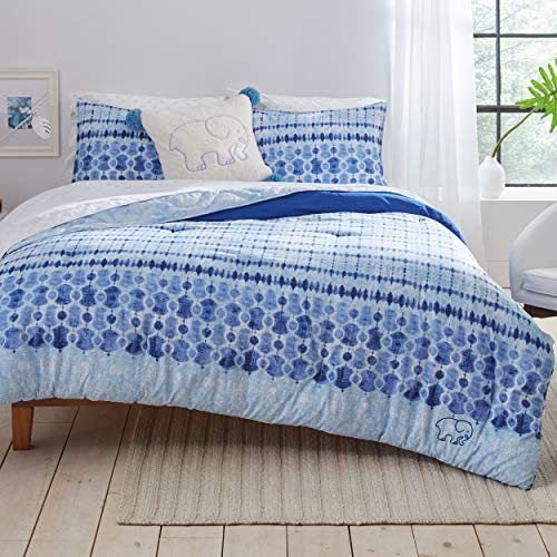 Ivory Ella Sadie Comforter Set, Twin/XL, Blue