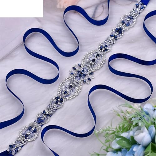 Women Banquet Dress Wedding Dress Sash Bridal Jewelry Belt Handmade Applique Bridesmaid Belt3