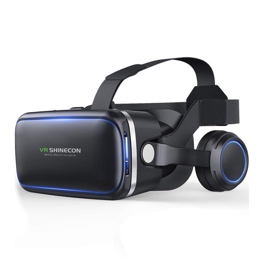 VR Ultra 3D VR Headset-Virtual Reality Headset with HD Lens,Inbuilt Stereo Headphones,Touch Button for Mobile VR Gaming & 360 Videos (B0D9BVNLCB) Amazon Price History, Amazon Price Tracker