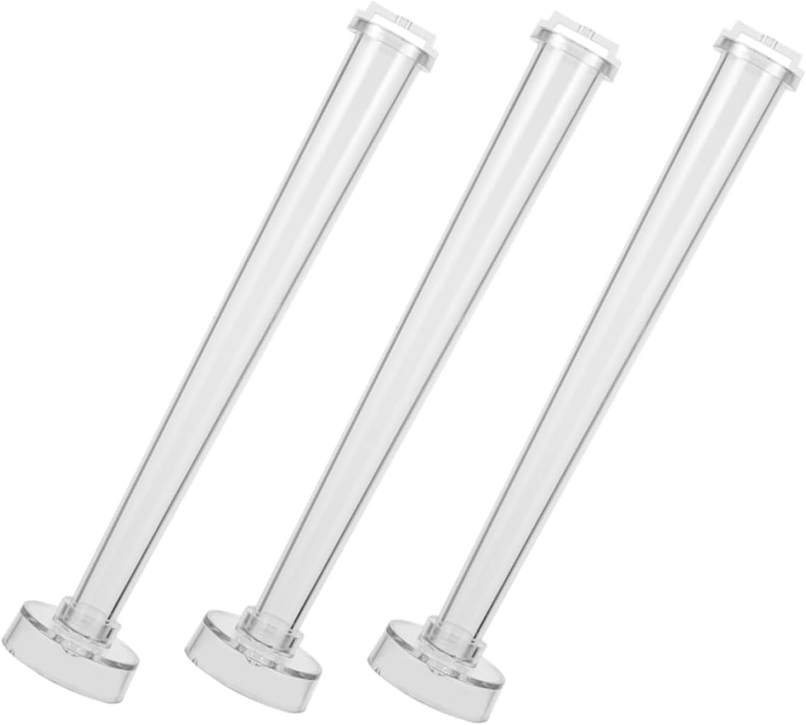 3pcs Plastic Candle Molds for Candle Making Xmas DIY Taper Mold