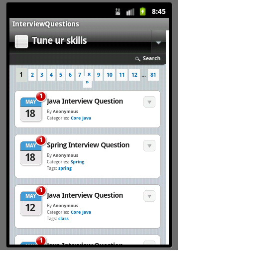 Interview Questions - App on Amazon Appstore