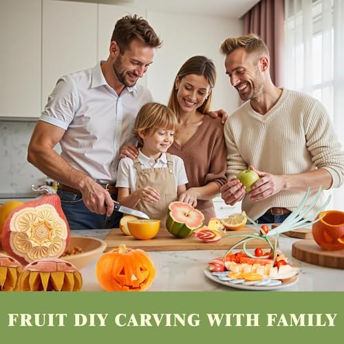 Krbnk 80-Piece Fruit Carving Set