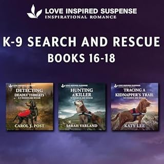 Love Inspired Suspense K9 Search & Rescue Books 16-18 cover art