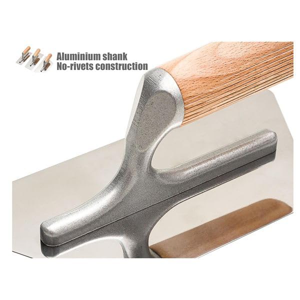 Cazzuola veneziana per lisciare, in acciaio, 3 pezzi, con manico ergonomico, spatola per stucco, stucco e attrezzi per intonacare