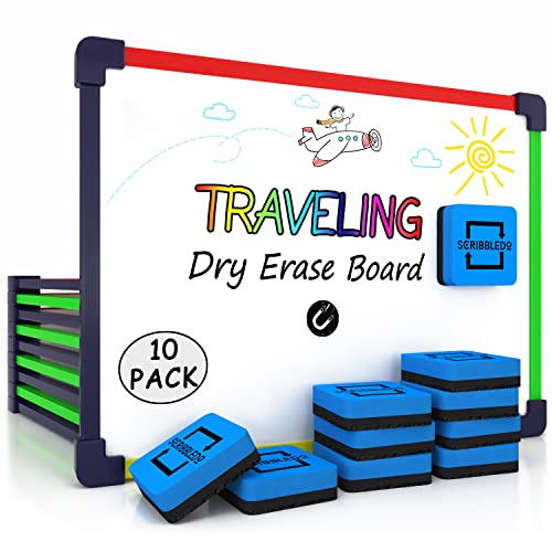10 Travel Size Art Coloring White Board & Eraser Car ...