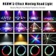 Moving Head LED 150W mit Fernsteuerung RGBW Gobo Beam Discolicht Partylicht 26CH DMX Bühnenlicht für DJ Bar Geburtstag Club Hochzeit Scheinwerfer