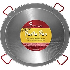 Garcima – Paellera Valenciana de 90 cm. Pulida Para 50 Personas