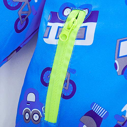 Image of Boys Girls Jacket Hooded Trench Dinosaur Zip Lightweight Kids rain Coat Windbreaker Outdoor