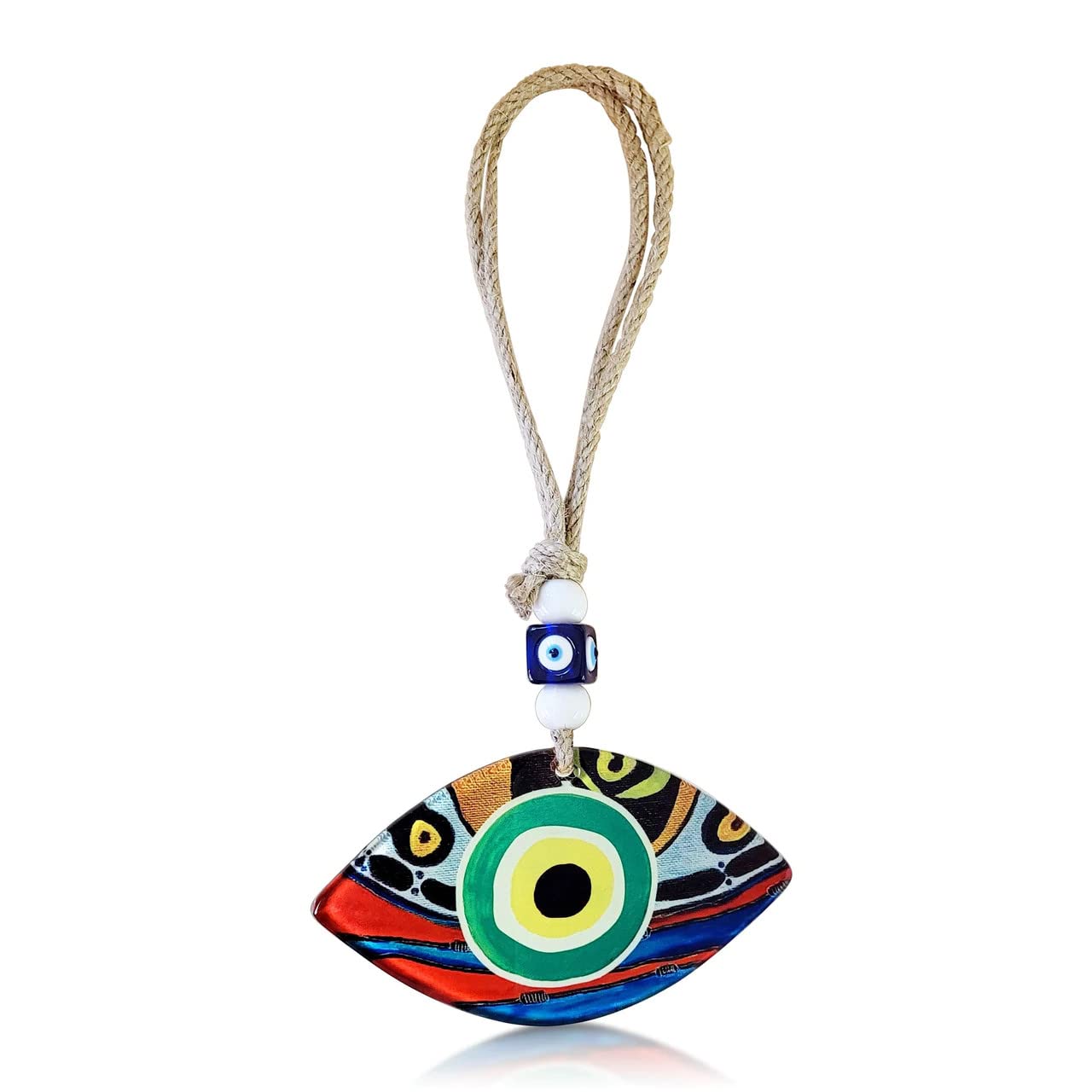 MYSTIC JEWELS - Evil Eye Crystal Wall Decor for Home Lucky Amulet Gift Birthday (Model 1)