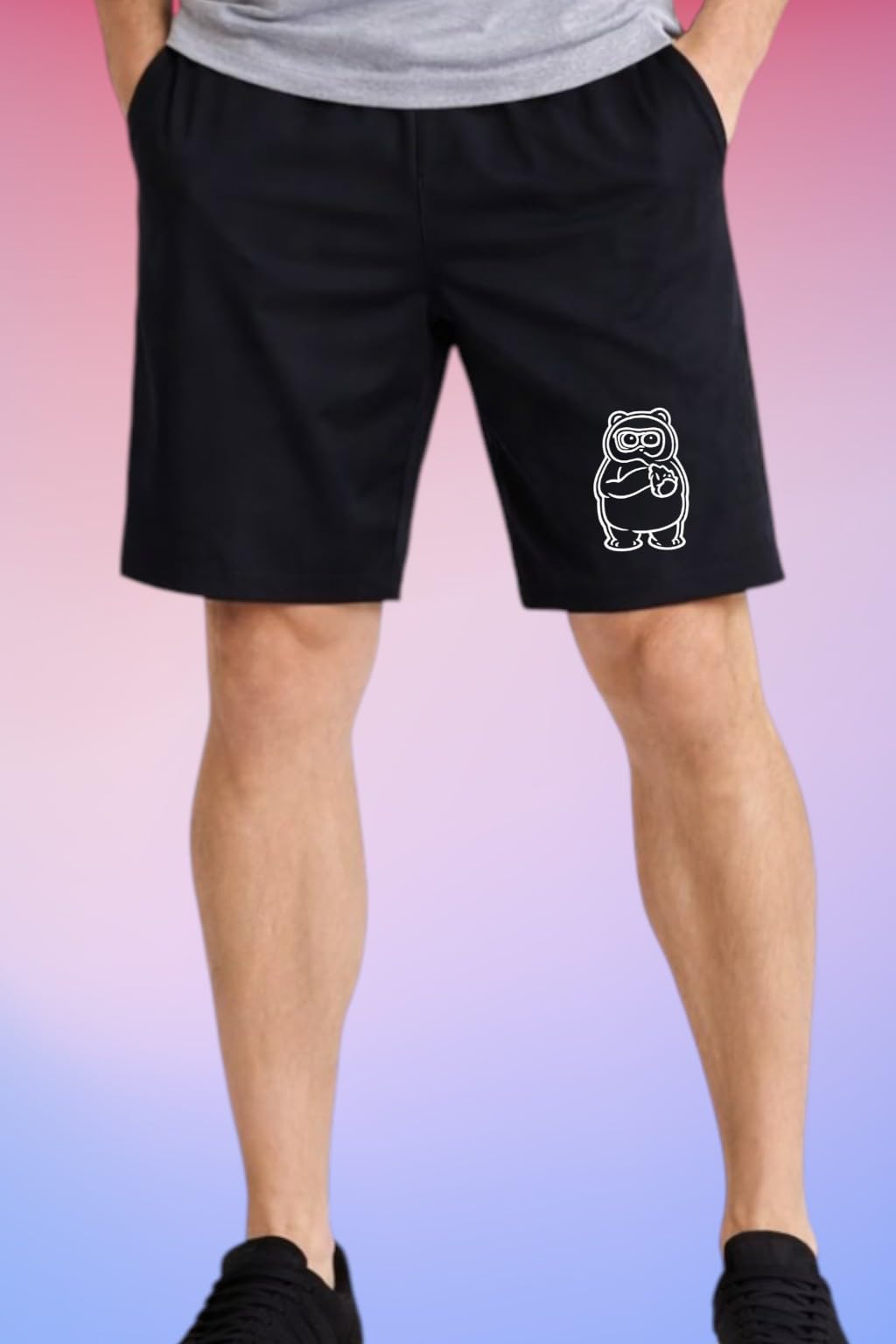 Beaubay Clothing Men's Shorts Black 178-picture-26