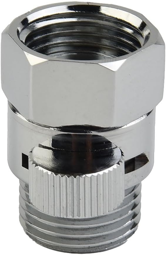 Solid Brass Shower Head Shut-Off Valve with Quick Flow Control – Polished Chrome, G1/2 Thread, Water Saver for High-Pressure Showers