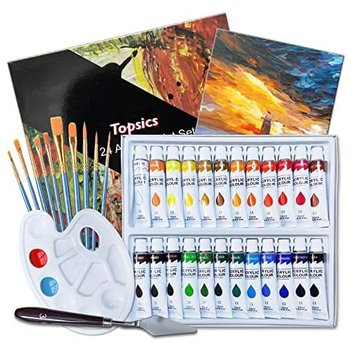 Set 37 Pezzi Colori Acrilici 12 ML