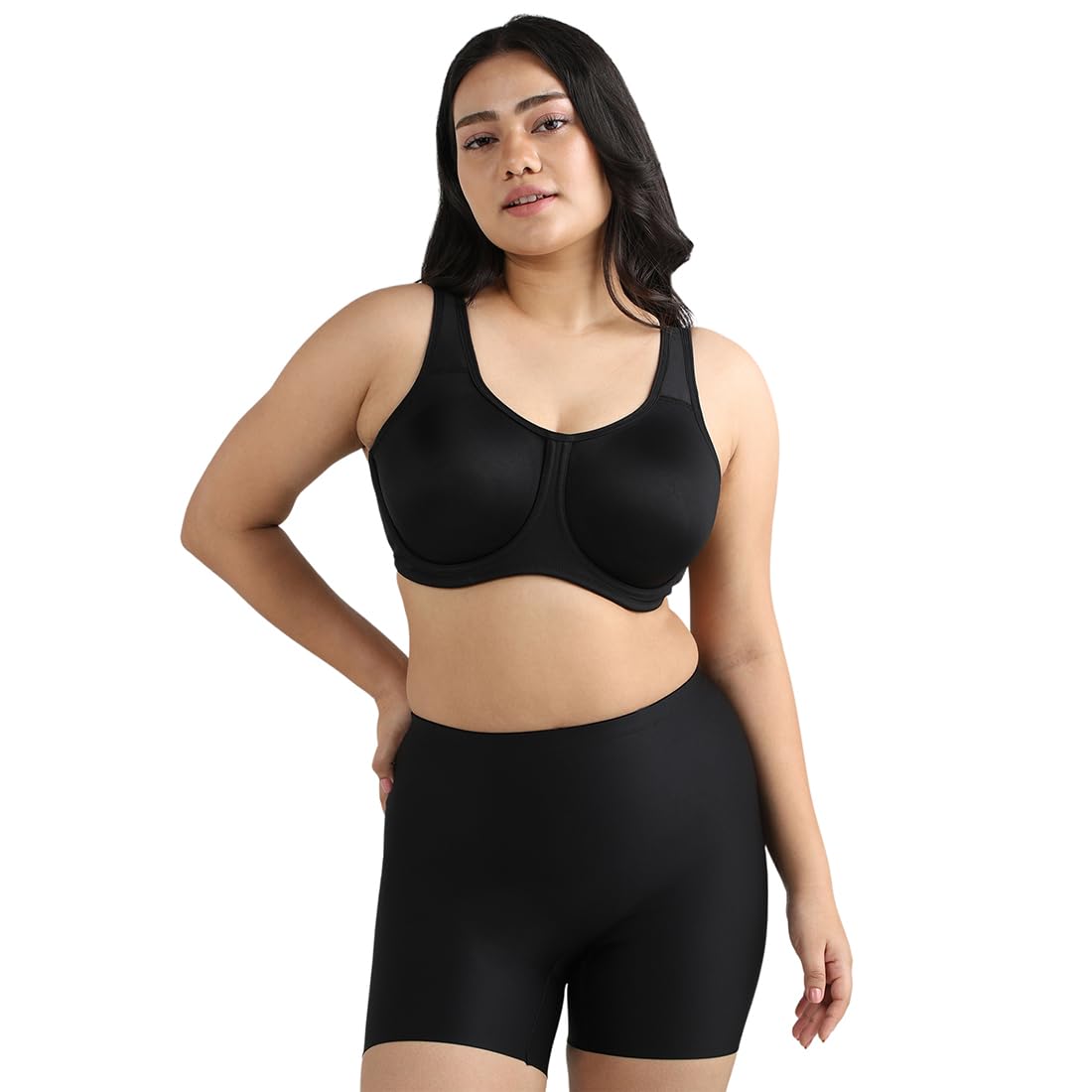 wacoal Women Nylon's Simone Sport |Non-Padded|Wired |Full Cup|High Intensity|Full-Coverage|Sports Bra - 855170-picture-13