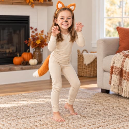 Image of Kids Boys Girls Soft 2-Piece Solid Long Sleeve Shirt and Pants Set