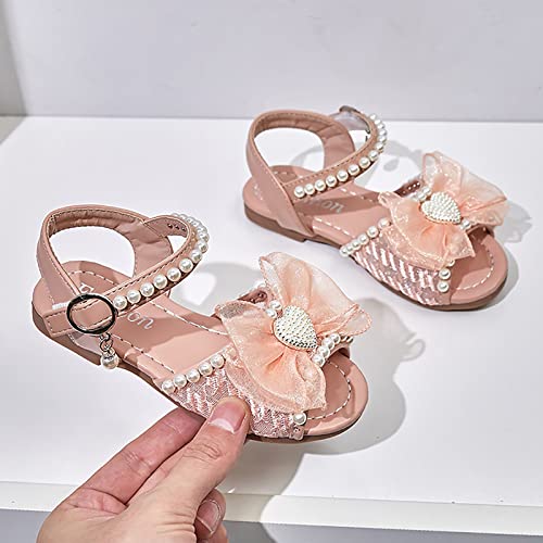 sfdgfhyf Little Kid Nonslip Sneakers Girls Sandals Kids Open Toe Ankle Strap Dress Shoes Wedding Party For Toddler Kids2