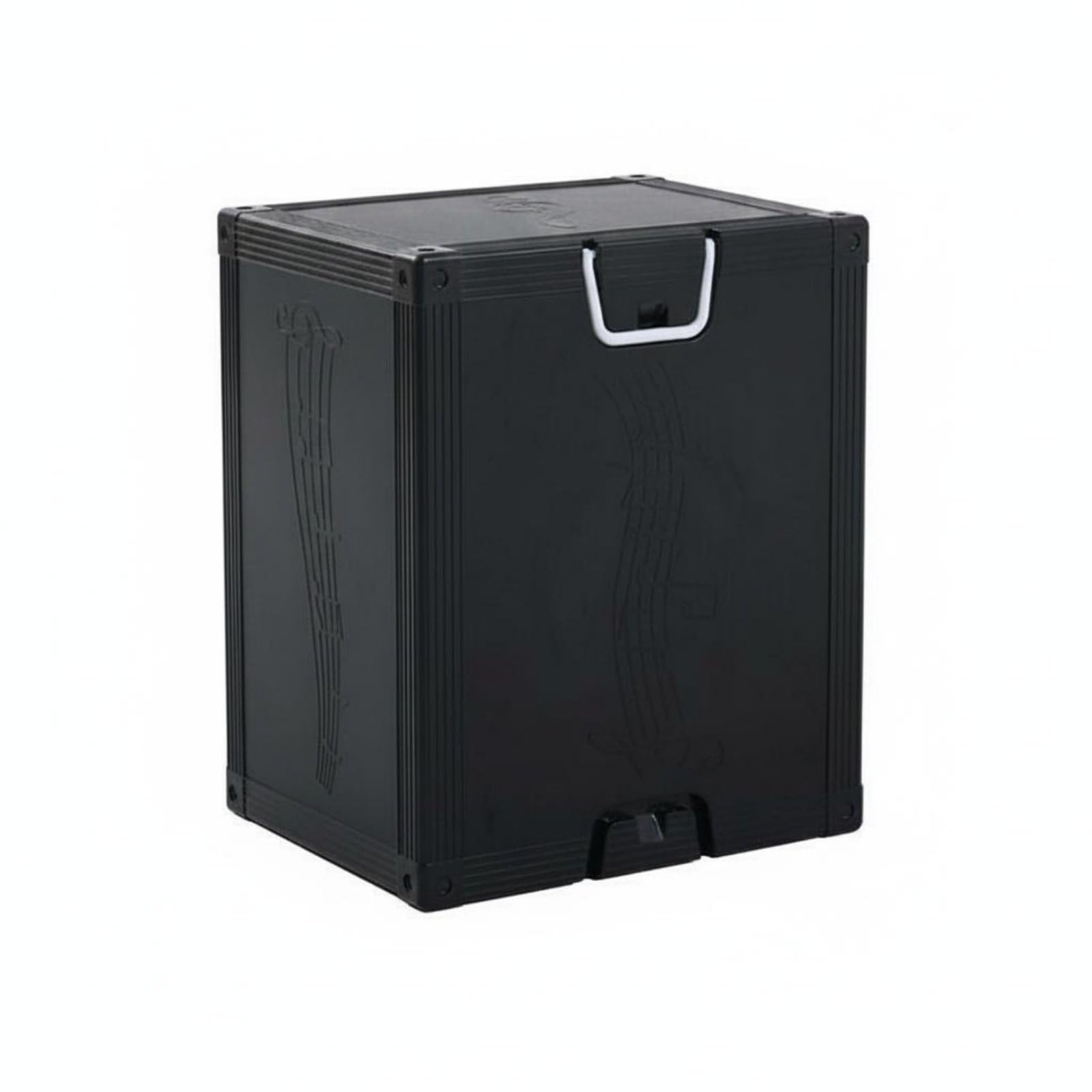 F Fityle Asiento Musical Infantil Taburete Cubo Almacenamiento Silla Banco Apilable para Organización de Juguetes y Material Escolar Adecuado para Aula, Negro