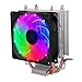 Computer Radiator Efficient Cooling CPU Cooler Fan 3pin Quiet Silent Radiator CPU Cooler (Color : C)